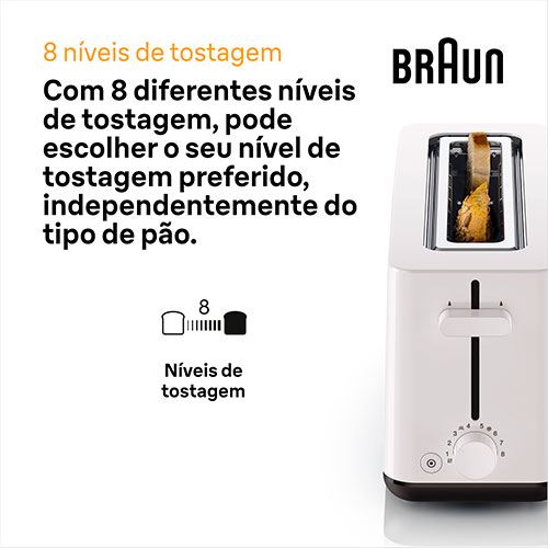 Torradeira Braun HT 1110 WH - Branco For Cheap