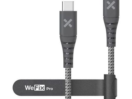 Cabo Wefix USB-C para Lightning 1.2 m - Cinzento For Sale