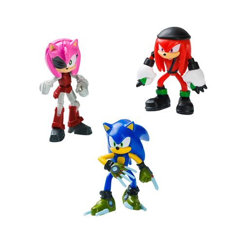 Figura Sonic The Hedgehog 6,5cm - Pack 3 Unidades - Creative Toys - Envio Aleatório For Sale