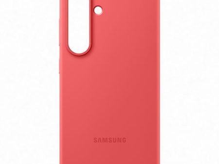 Capa de Silicone Samsung para Galaxy S25 - Vermelha Online now