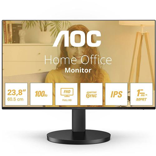 Monitor Gaming AOC 24B3H | 23.8 | 100 Hz | Full HD - Preto For Cheap