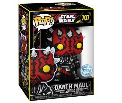 Funko Pop! Figura de Vinyl Star Wars: Darth Maul - 707 | Exclusivo Fnac Sale