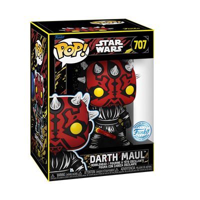 Funko Pop! Figura de Vinyl Star Wars: Darth Maul - 707 | Exclusivo Fnac Sale