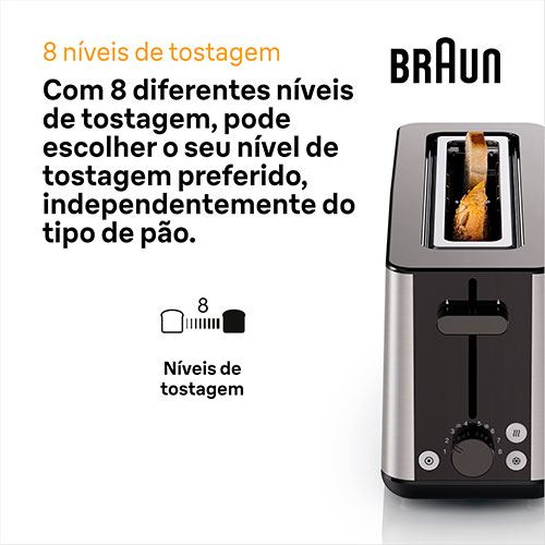 Torradeira Braun HT1610 BK - Preto Hot on Sale