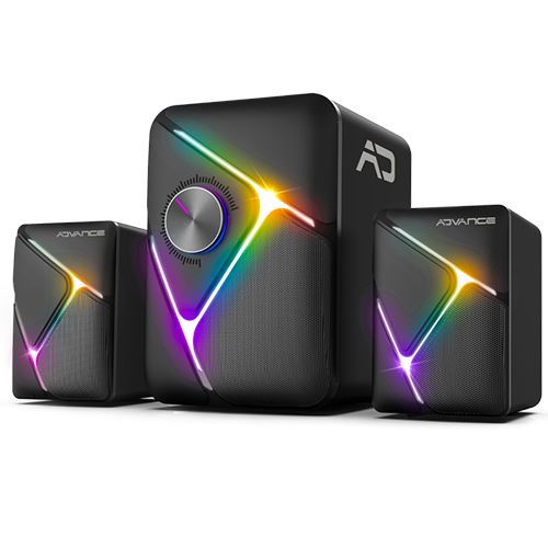 Colunas Bluetooth Advance SoundPhonic kit  2.1 SP-5200 - RGB Hot on Sale