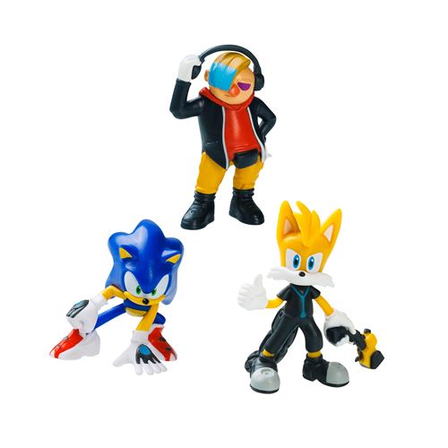 Figura Sonic The Hedgehog 6,5cm - Pack 3 Unidades - Creative Toys - Envio Aleatório For Sale