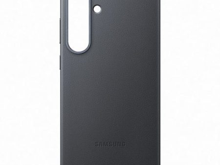 Capa Samsung em Pele Vegan para Galaxy S25 Plus - Preta For Cheap