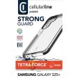 Capa Antibacteriana Cellular Line Tetra Force Strong Guard para Samsung Galaxy S25 Plus- Transparente For Discount