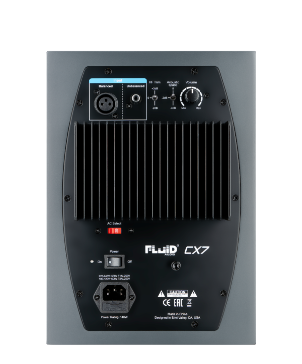 Fluid Audio CX7 BLK LACQ on Sale