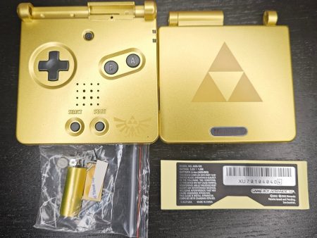 Gba sp Replacement Housing   Shell Zelda Tri Force Cheap