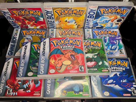 Replacement Art Cases 12 Pokemon Games on Sale