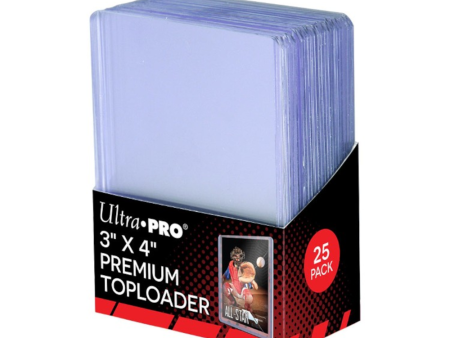 Ultra Pro Toploaders: 3  x 4  Ultra Clear, Premium (25ct) For Cheap