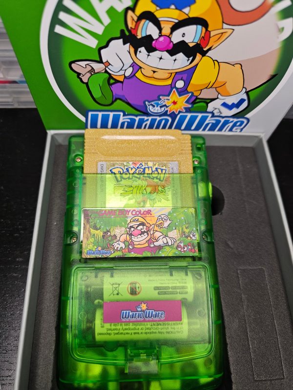 Wario GBC Custom UV Printed Shells Matching Box Online now