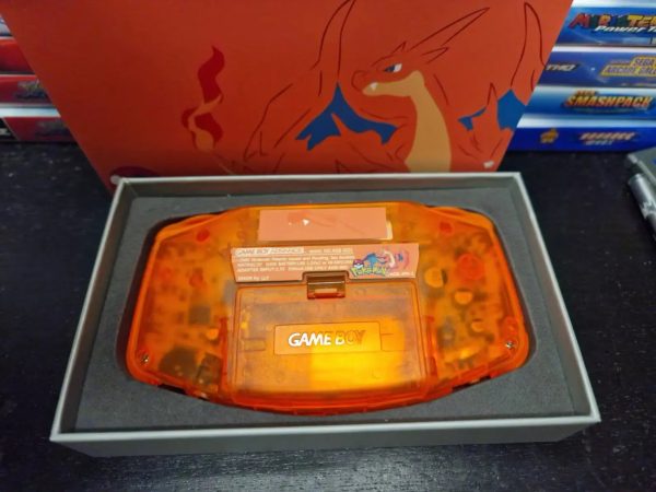 Charizard GBA Custom UV Printed Shells Matching Box Online Sale