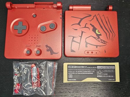 Gba sp Replacement Housing   Shell Pokemon Groudon Sale