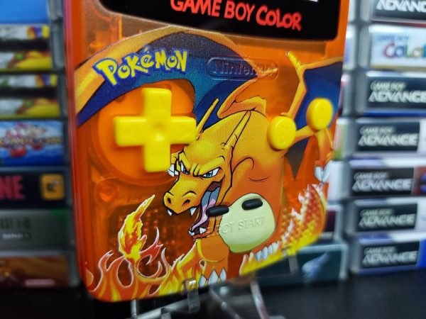 Charizard GBC Custom UV Printed Shells Matching Box Online now