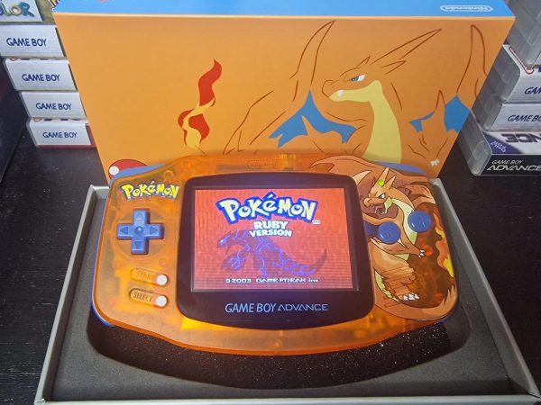 Charizard GBA Custom UV Printed Shells Matching Box Online Sale