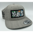 Gray Snapback Hat (Sprigatito, Fuecoco & Quaxly) NAIC 2023 Exclusive Cheap