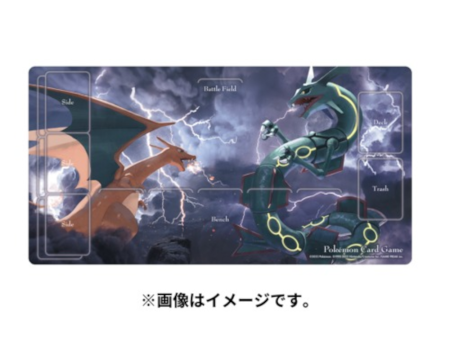 Charizard vs Rayquaza Japanese Playmat - Sealed For Discount