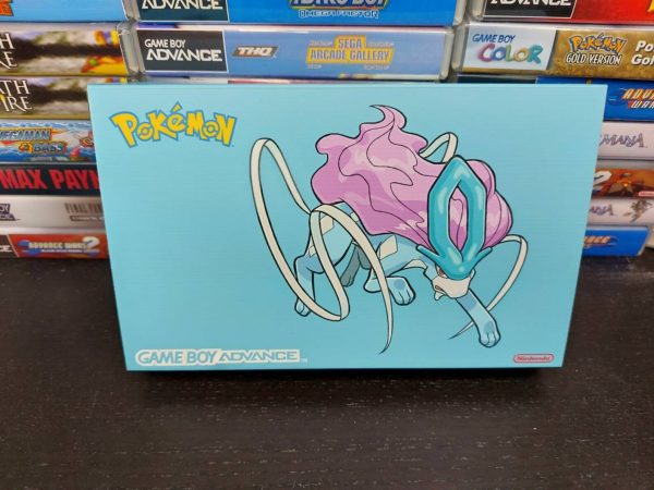 Suicune GBA Custom UV Printed Shells Matching Box on Sale