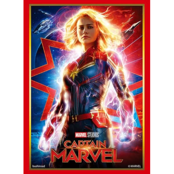 Captain Marvel Card Sleeves (75ct) - Marvel Bushiroad Collection For Sale