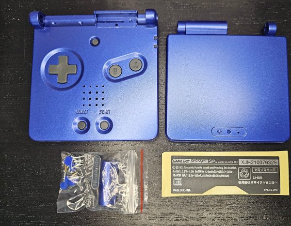 Gba sp Replacement Housing   Shell Blue Hot on Sale