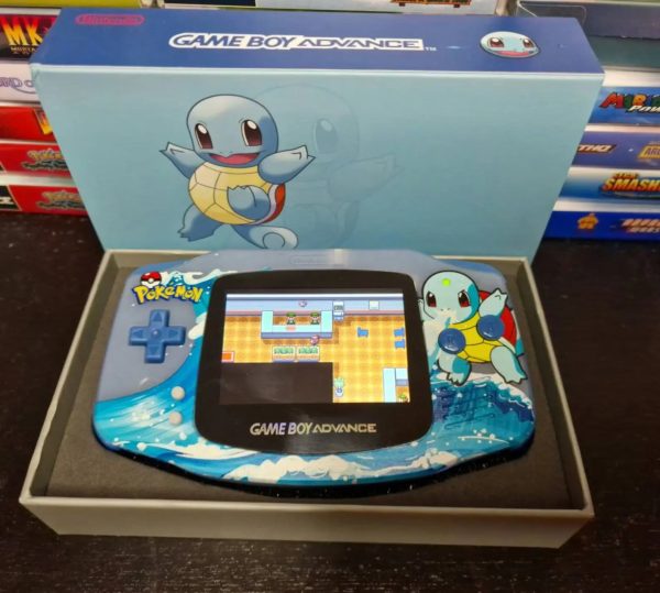 Squirtle GBA Custom UV Printed Shells Matching Box Online Sale