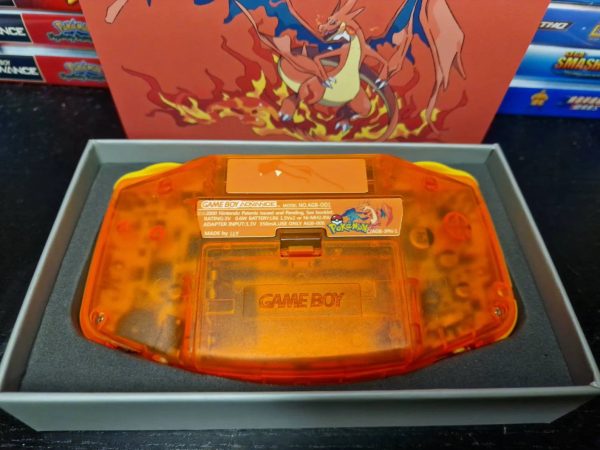 Charizard GBA Custom UV Printed Shells Matching Box on Sale