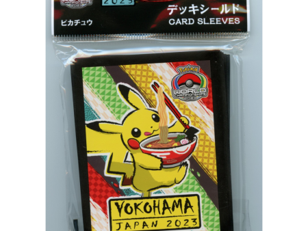 Ramen Pikachu Card Sleeves (64ct) Yokohama Worlds 2023 Fashion