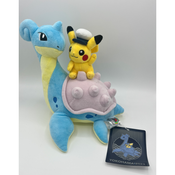 Yokohama Lapras & Pikachu Plush Worlds 2023 Exclusive Online Hot Sale