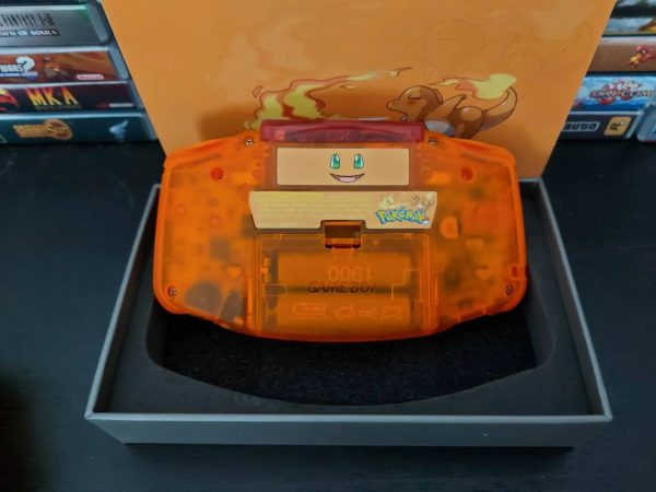 Charmander GBA Custom UV Printed Shells Matching Box Hot on Sale