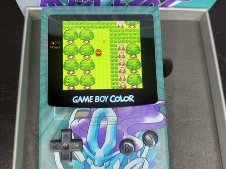 Suicune GBC Custom UV Printed Shells Matching Box Online