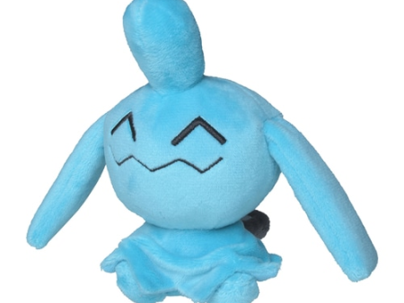 Wynaut 5  Plush Pokemon Fit (Sitting Cuties) - Japanese Center For Cheap