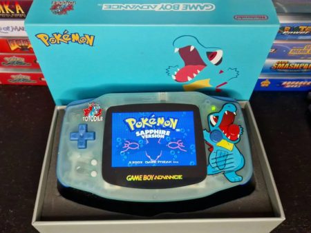 Totodile GBA Custom UV Printed Shells Matching Box For Discount